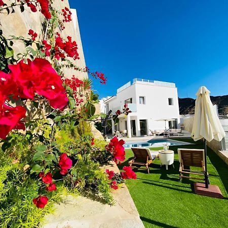 Dream Villa With Heated Pool, Rooftop & Ocean Views Mogán Екстериор снимка