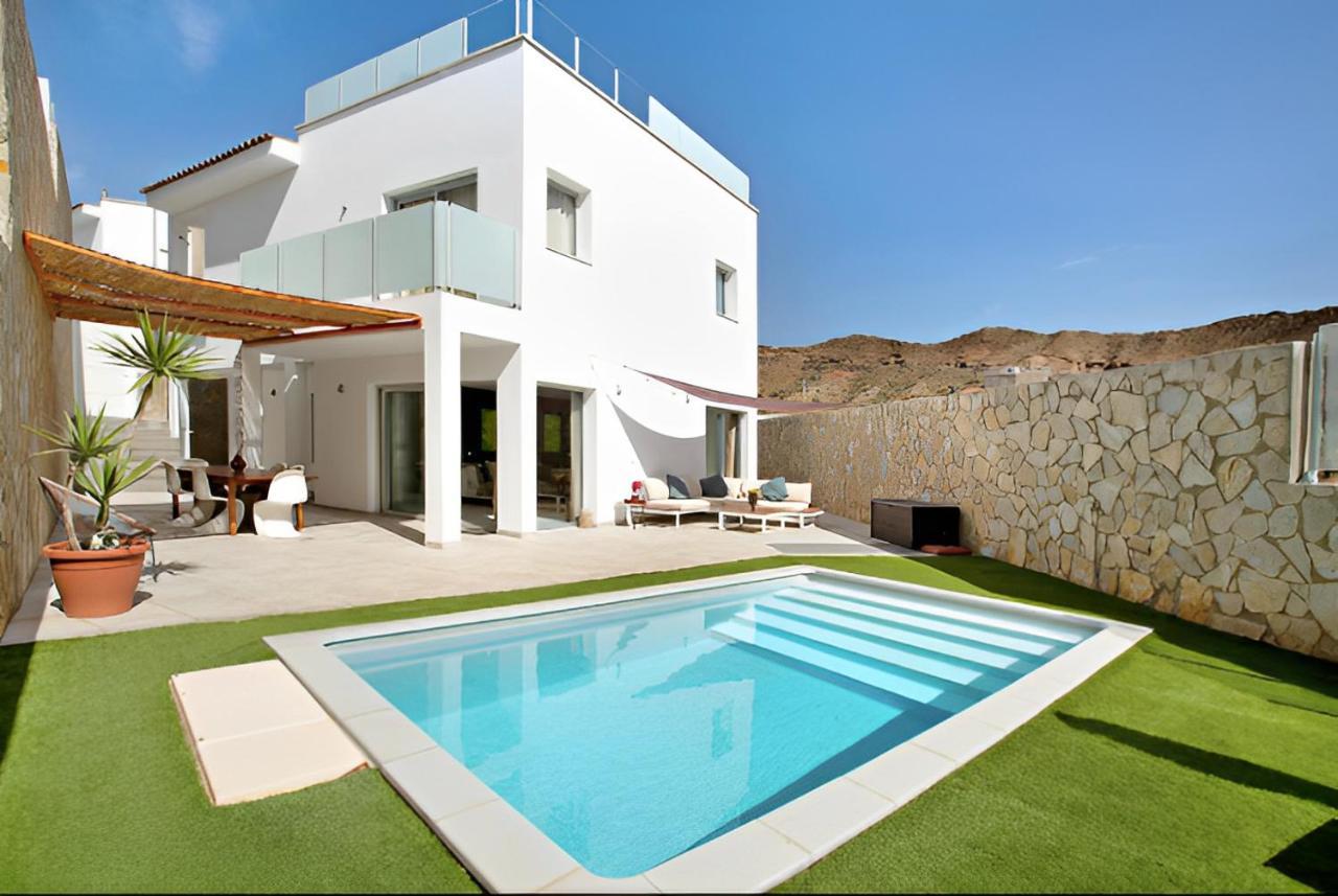 Dream Villa With Heated Pool, Rooftop & Ocean Views Mogán Екстериор снимка