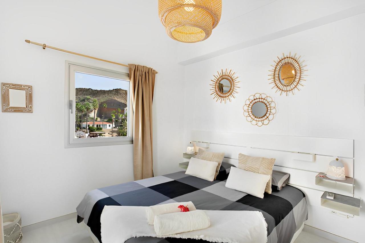 Dream Villa With Heated Pool, Rooftop & Ocean Views Mogán Екстериор снимка